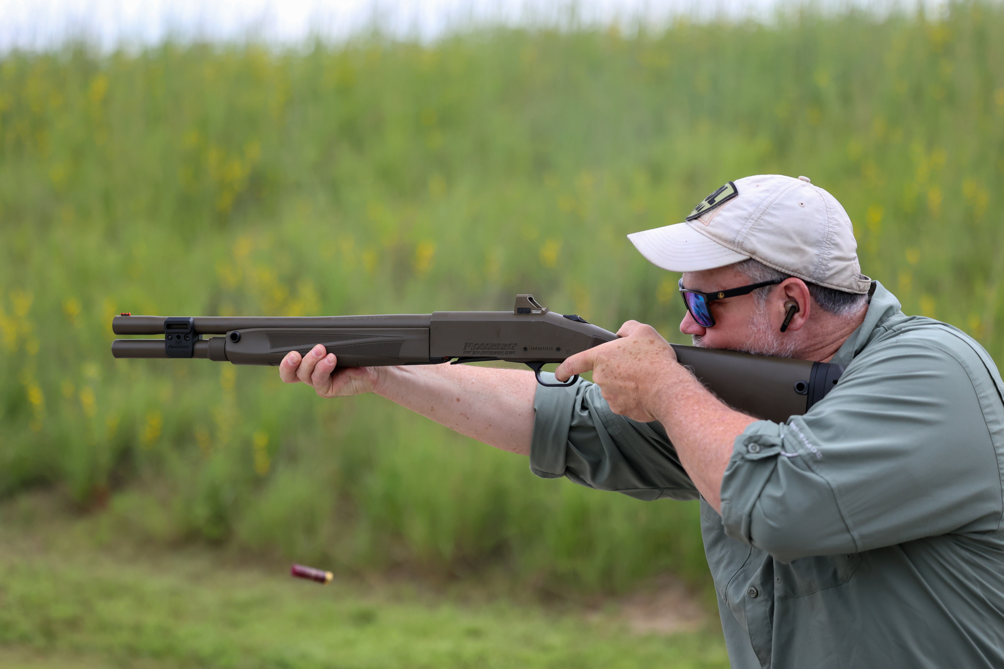 Matt Foster shooting the Mossberg 940 tactical shotgun