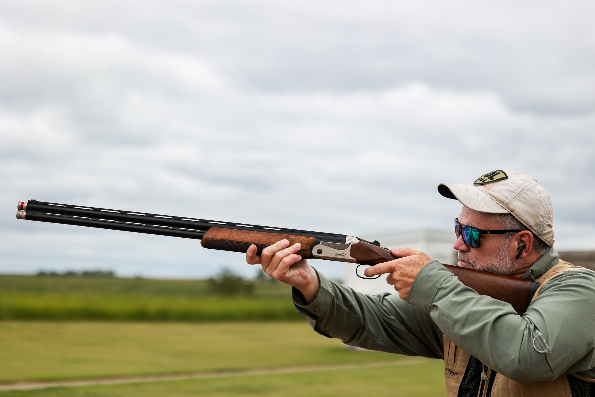 The Tristar Cypher shotgun shot by a left handed skeet shooter.