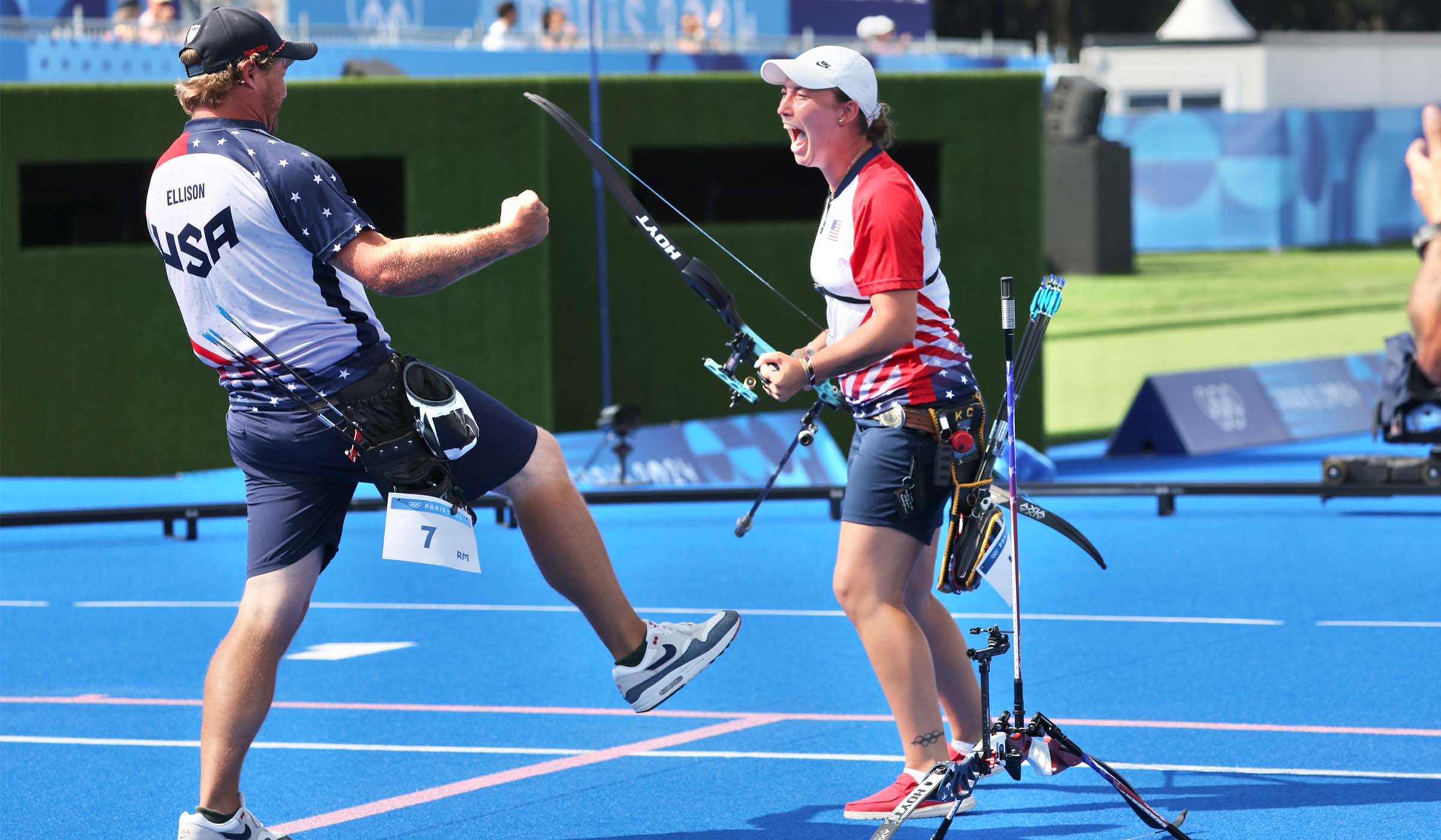 Team USA Wins Bronze in Archery Mixed Team