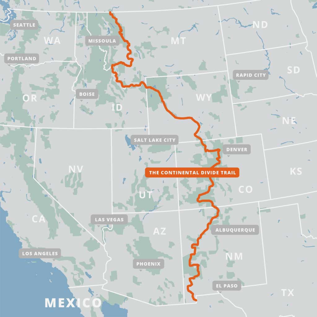 the continental divide trail