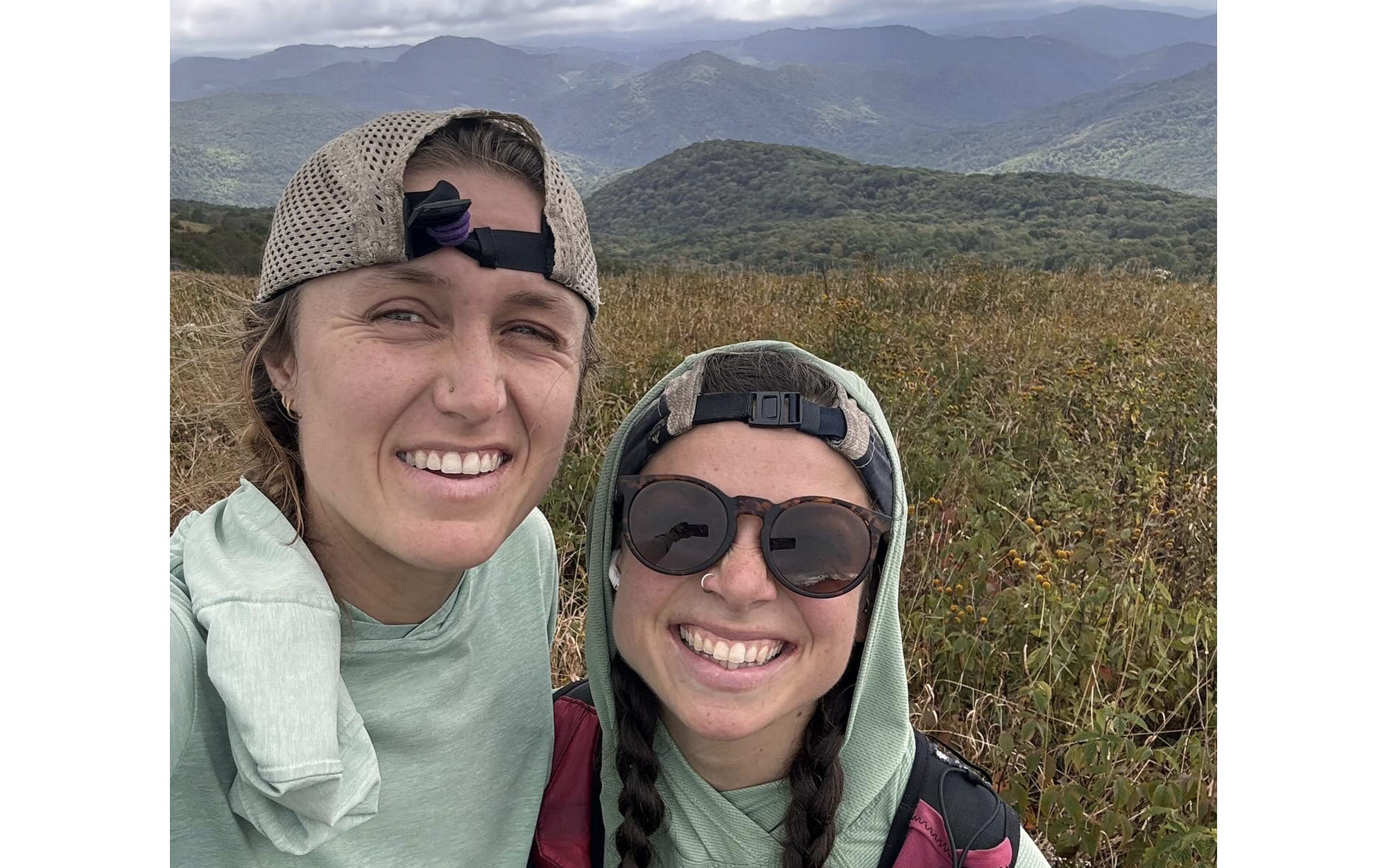 Tara Dower and Megan Wilmarth on the Appalachian Trail