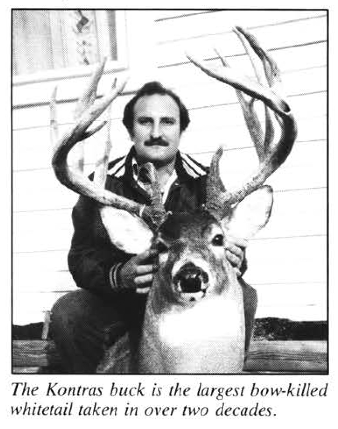 Bill Kontras with his buck.