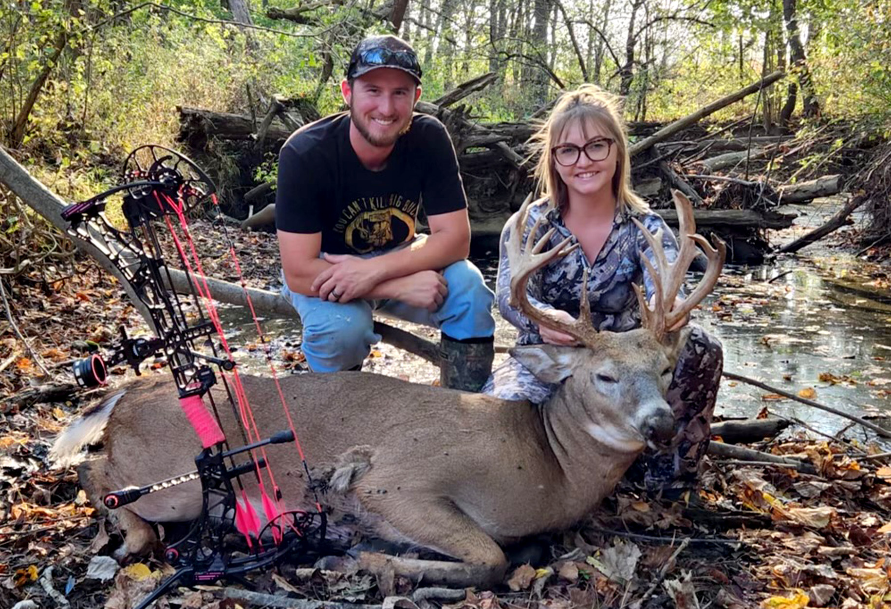 Bowhunter Recovers 16-Point Buck Using a Clue from Past Trail Cam Photo