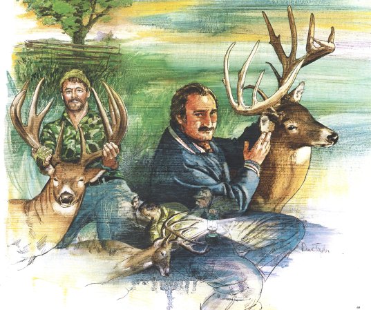 The Curt Van Lith buck and the Bill Kontras bucks, illustrated.