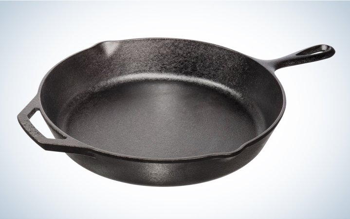  We recommend the Bass Pro Shops cast iron skillet.