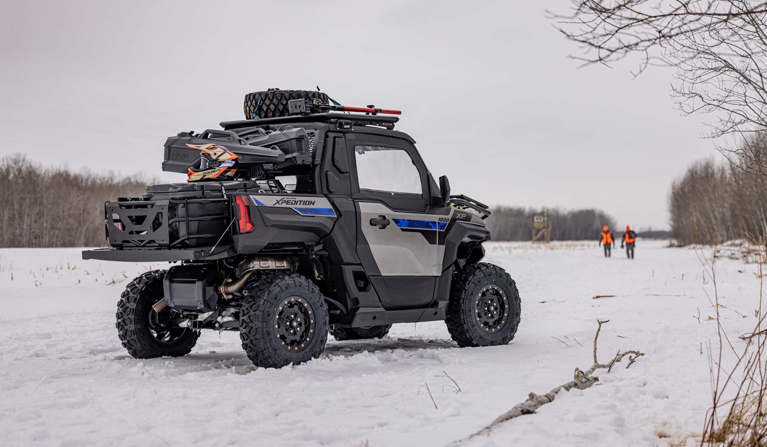 The Polaris General XP is capable on the trail and as a hunting vehicle.