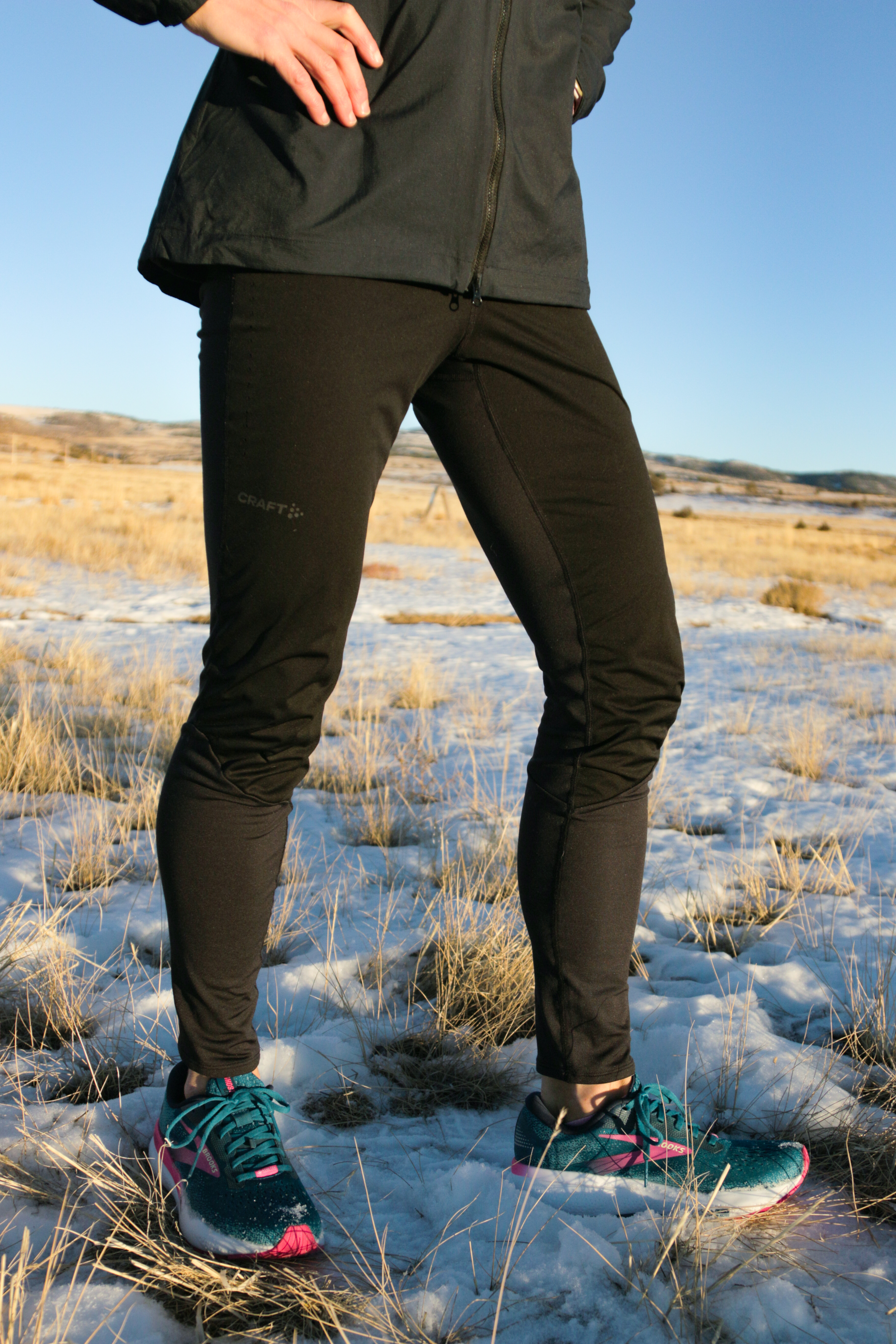 The Craft tights are warm and fit well.