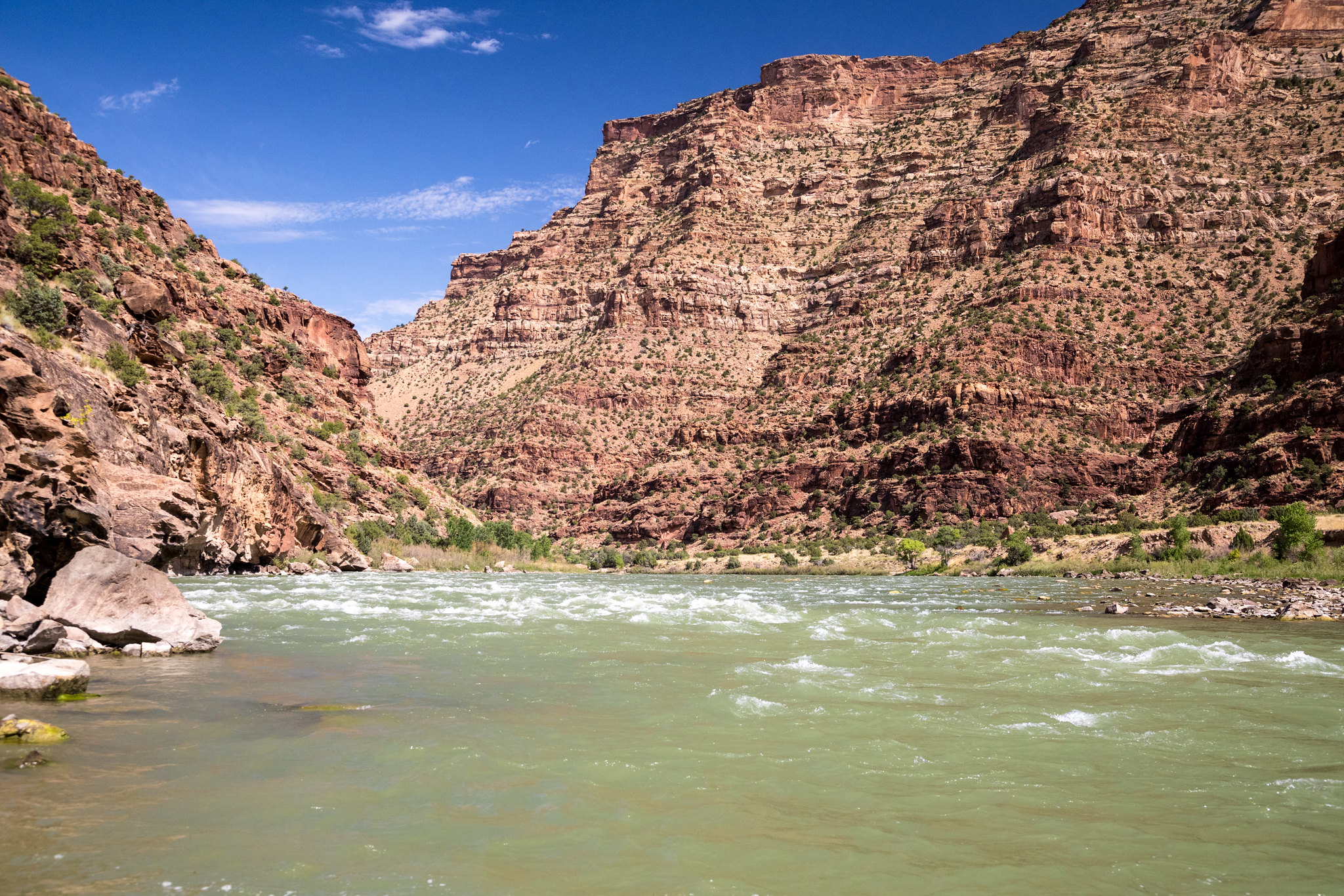 Desolation canyon in Utah