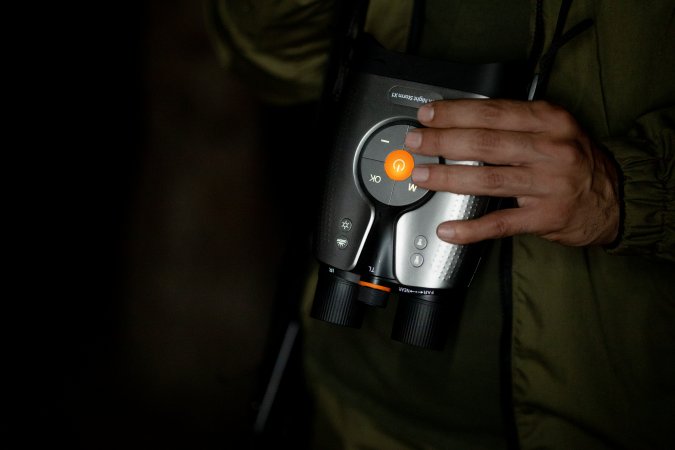 The author tested the brand new DVX Night Storm binoculars