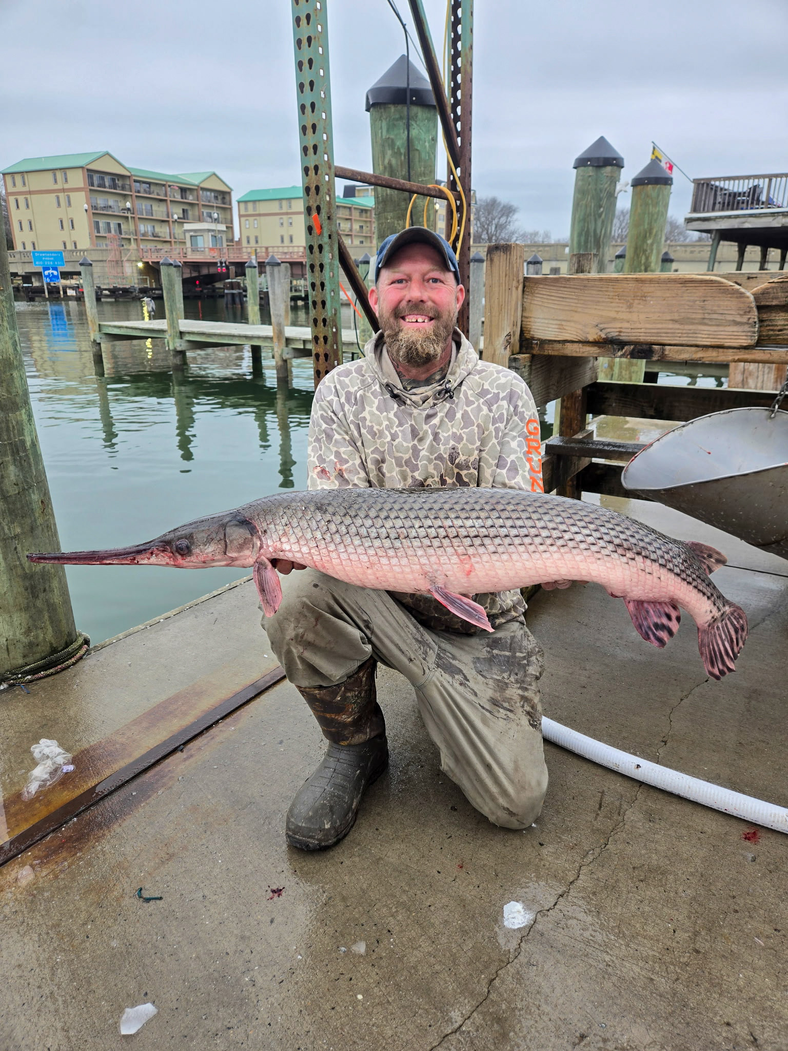 ‘We Kept Fishing.’ Angler Breaks Maryland Longnose Gar Record Twice in 20 Minutes