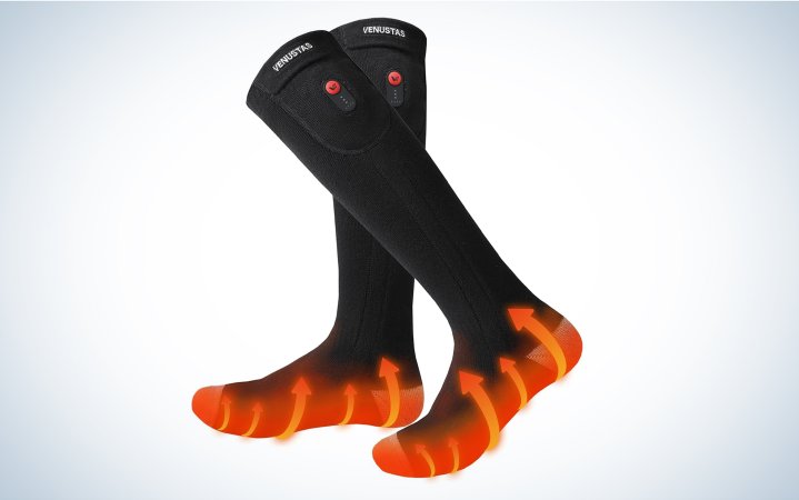  We tested the Venustas heated ski socks.