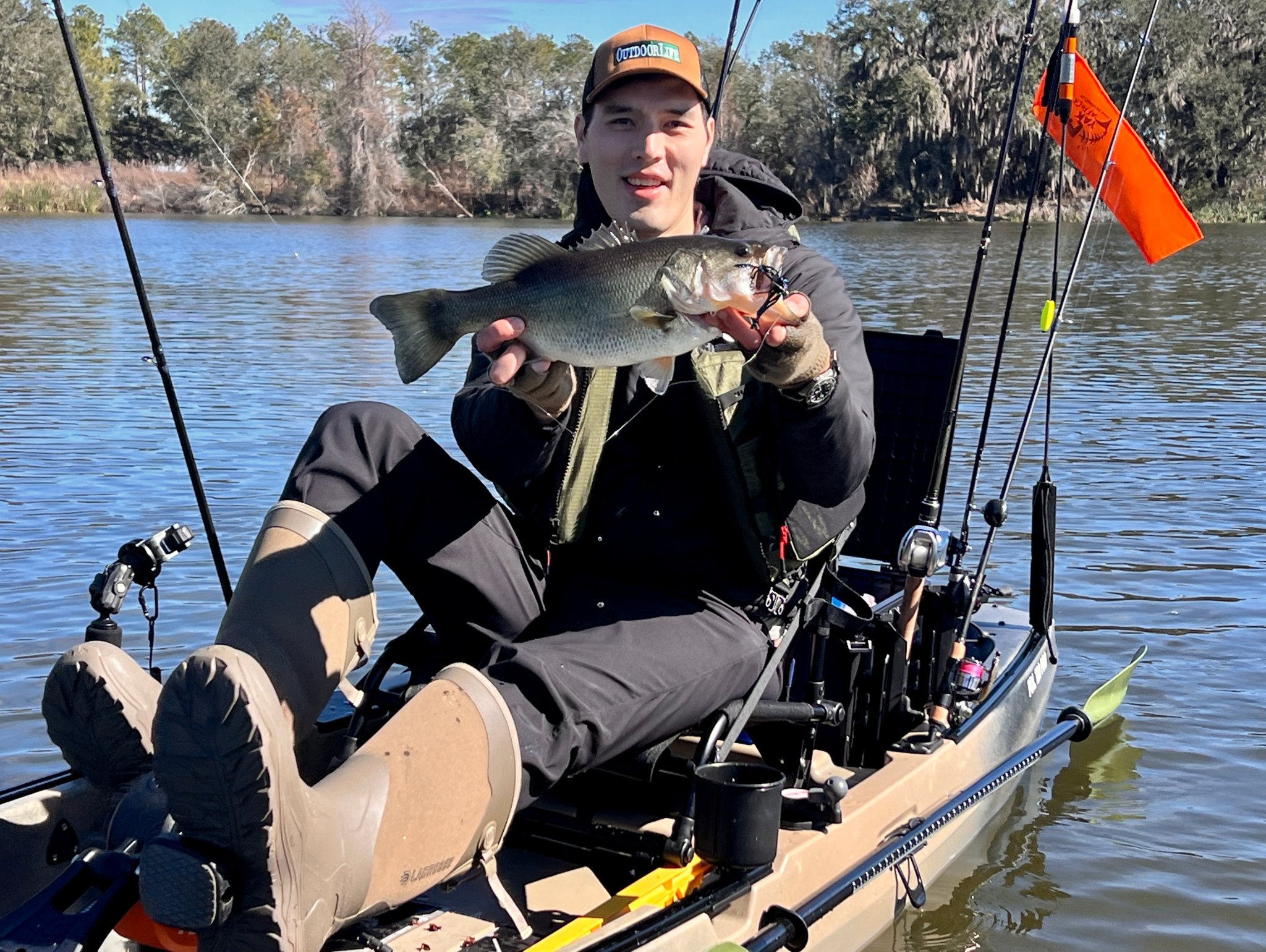 Fishing in the PDL Pro Kayak