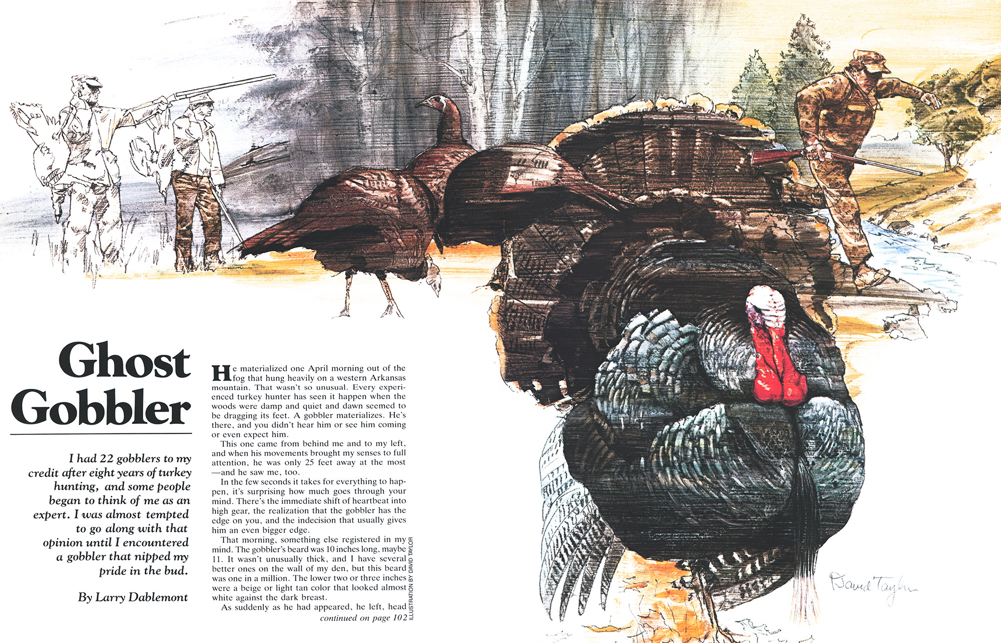 A story called the Ghost Gobbler from Outdoor Life magazine